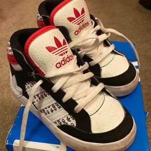 High top Adidas Toddler size 8